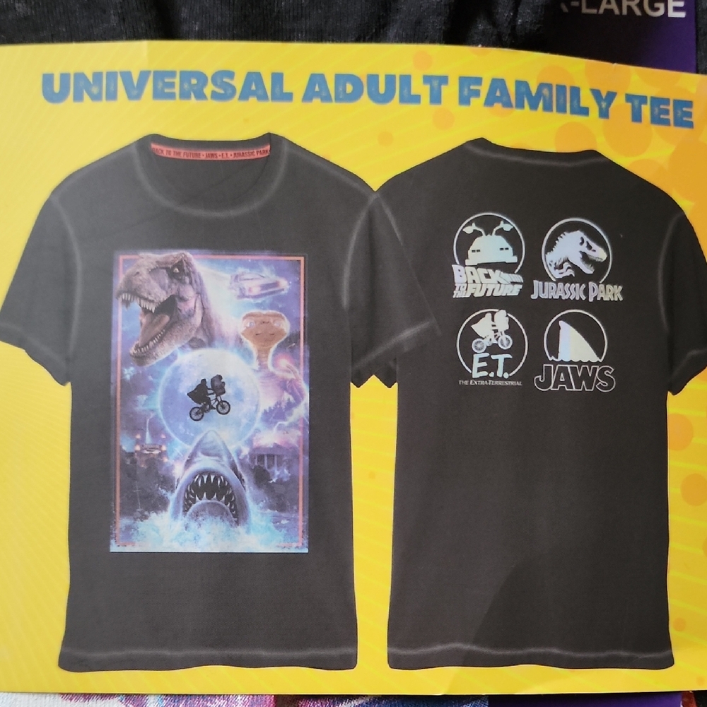Universal Adult Adventure Tee - Black